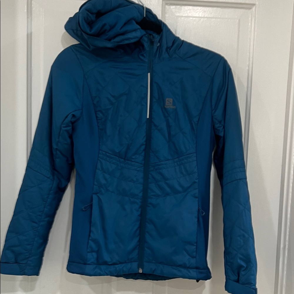 Salomon Teal Hooded Jacket